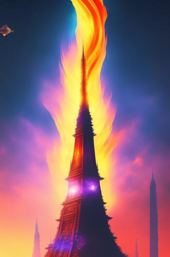 The Tower: A tower is struck by lightning, and figures fall from it. This card signifies sudden upheaval and revelation.